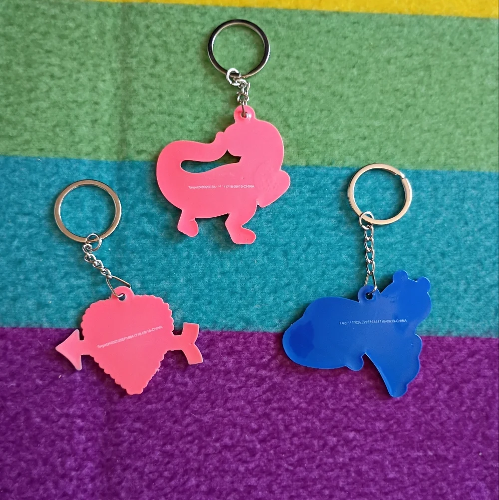3ct Target Valentine's Day Imperfect Keychains